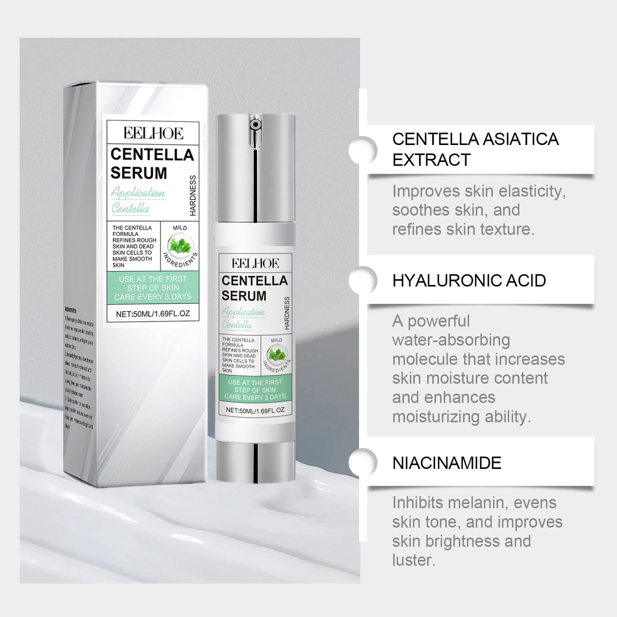 Centella Hydrating Facial Essence for Smoother Skin