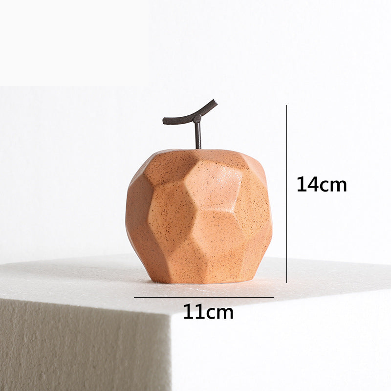 Ceramic Apple Ornaments for Modern Living Room Styling