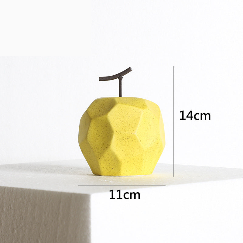 Ceramic Apple Ornaments for Modern Living Room Styling