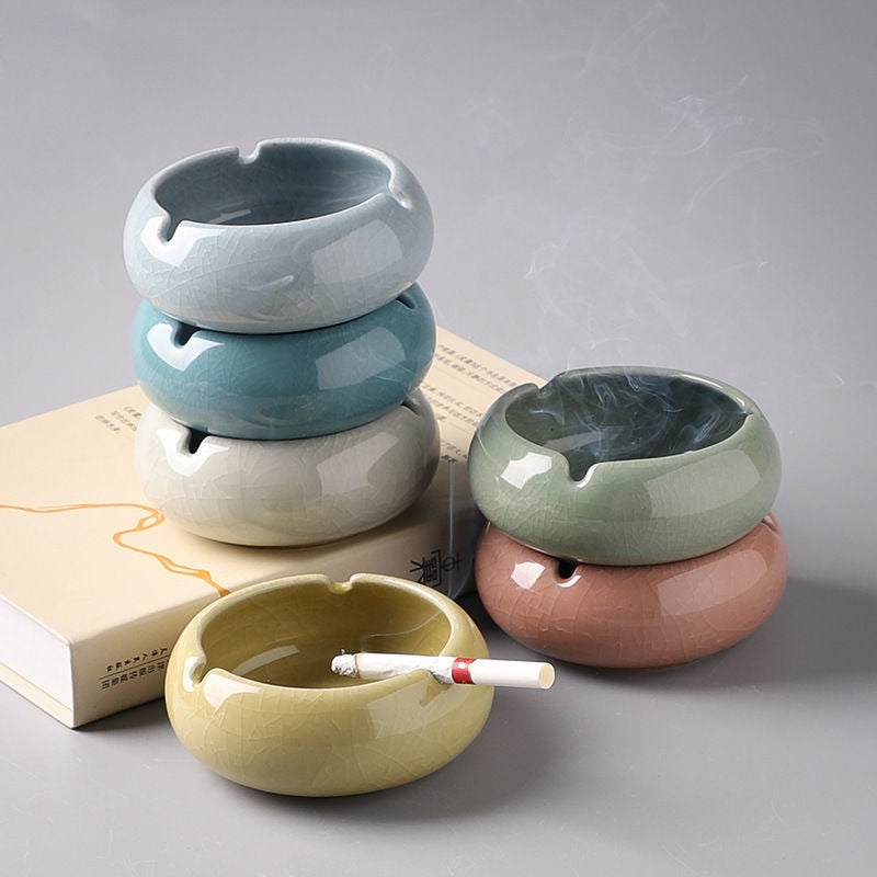 Ceramic Ashtray for Stylish, Cleaner Home Tabletops