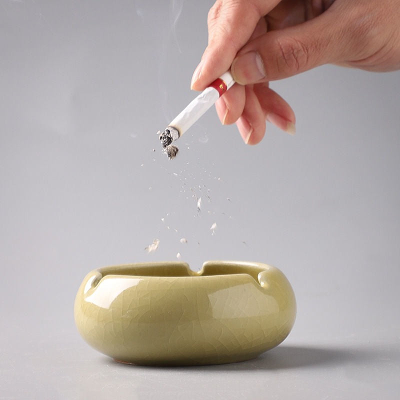 Ceramic Ashtray for Stylish, Cleaner Home Tabletops