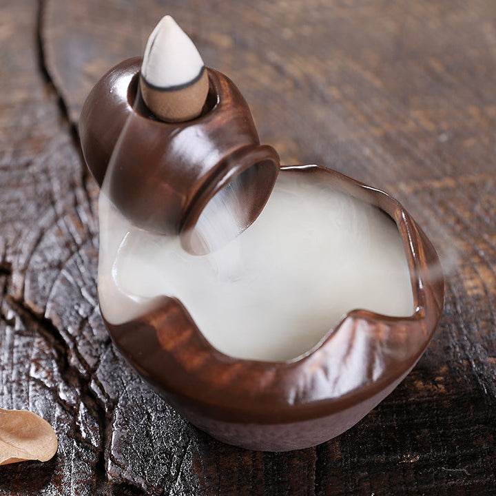 Ceramic Backflow Incense Burner for Calm Home Decor