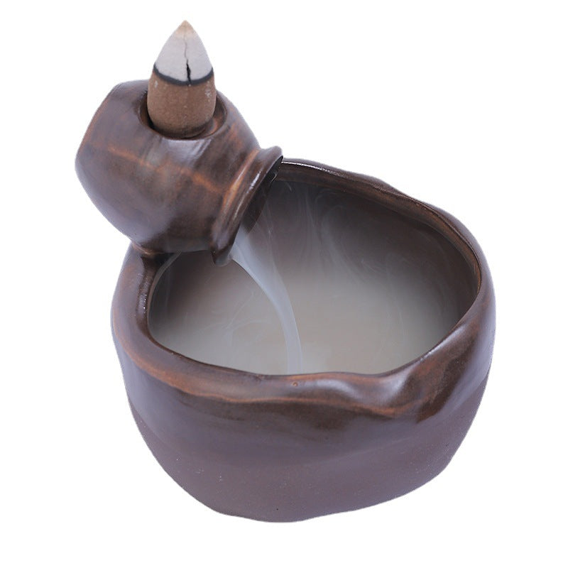 Ceramic Backflow Incense Burner for Calm Home Decor