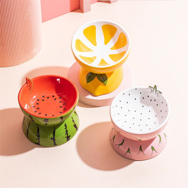Elevated Ceramic Cat Bowl for Easier Daily Feeding