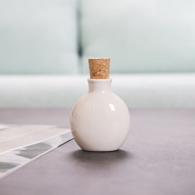 Ceramic Bottle Vases for Colorful Small-Space Decor