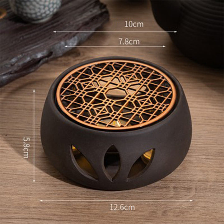 Ceramic Teapot Warmer with Tealight Keeps Tea Hot
