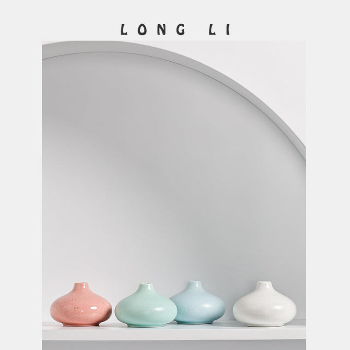 Ceramic Bud Vase for Soft Pastel Minimalist Styling