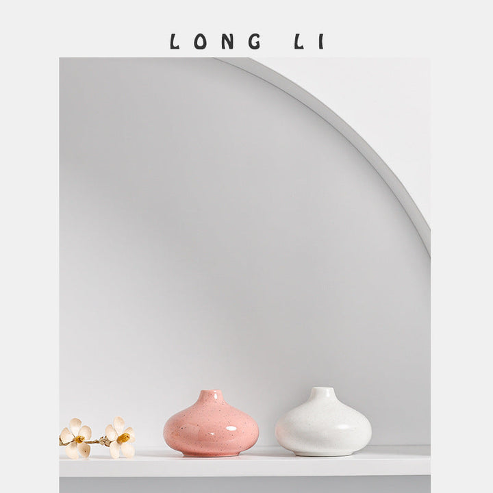 Ceramic Bud Vase for Soft Pastel Minimalist Styling