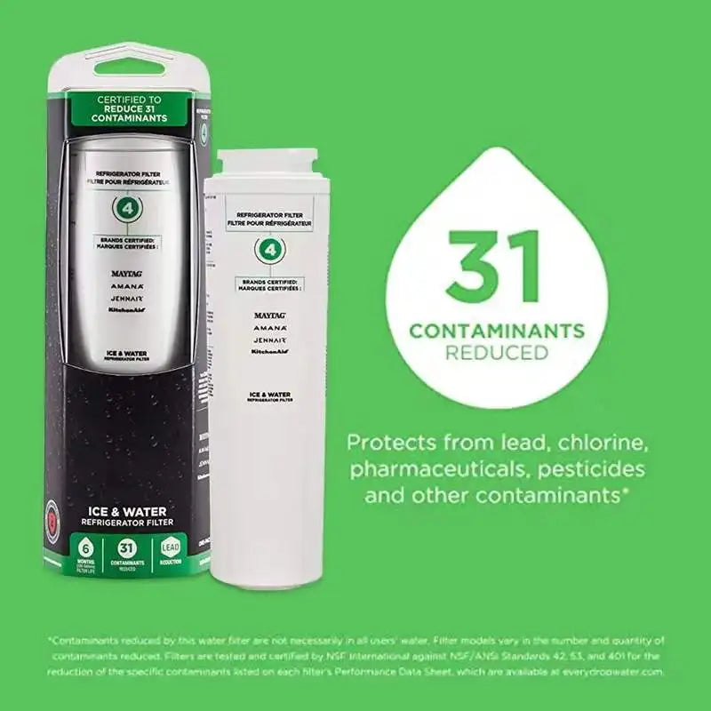 Refrigerator Water Filter 4396395: 31-Contaminant Reduction