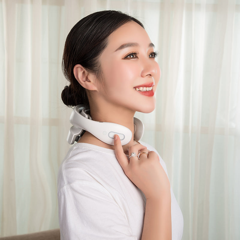 Wearable Neck Massager with Heat and Shoulder Relief