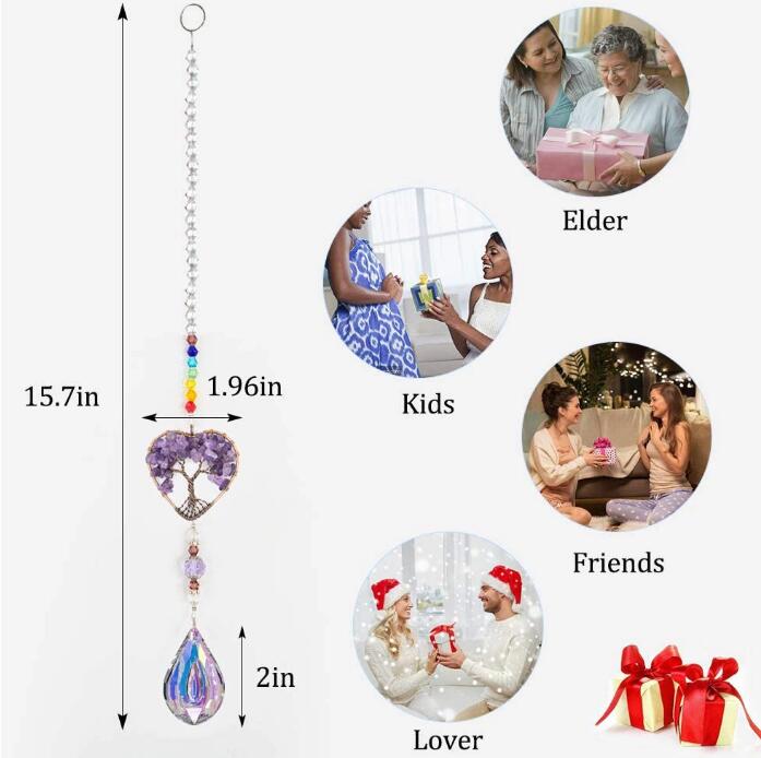 Tree of Life Suncatcher for Rainbow Light Reflections