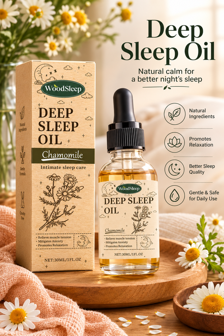 Chamomile Sleep Oil — Natural Lavender & Chamomile for Deep