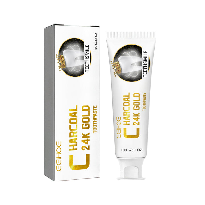 Charcoal Gold Toothpaste for a Brighter-Looking Smile