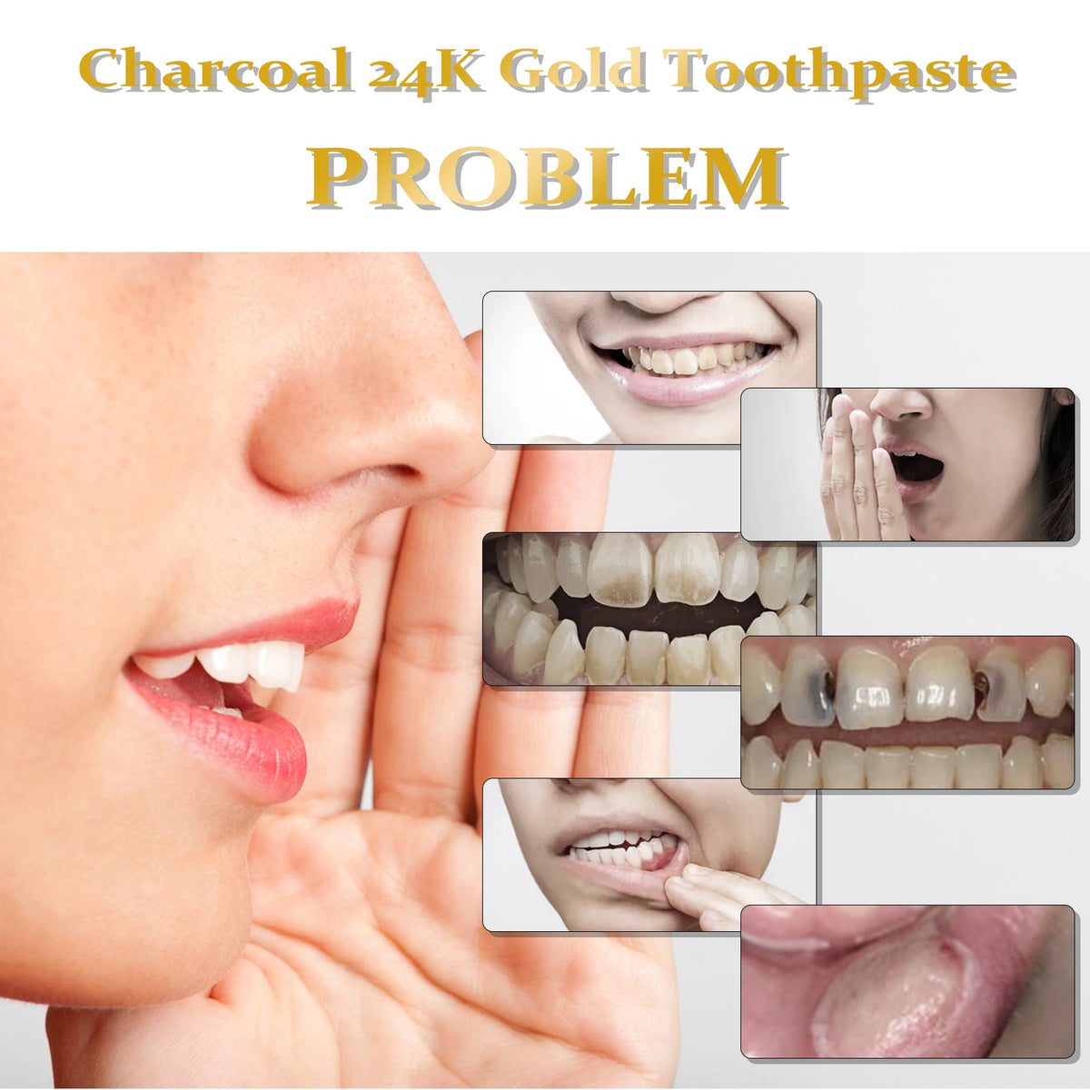 Charcoal Gold Toothpaste for a Brighter-Looking Smile
