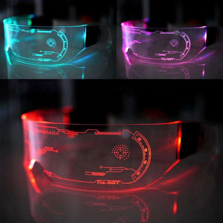 LED Light Up Glasses for Raves, Festivals & Parties