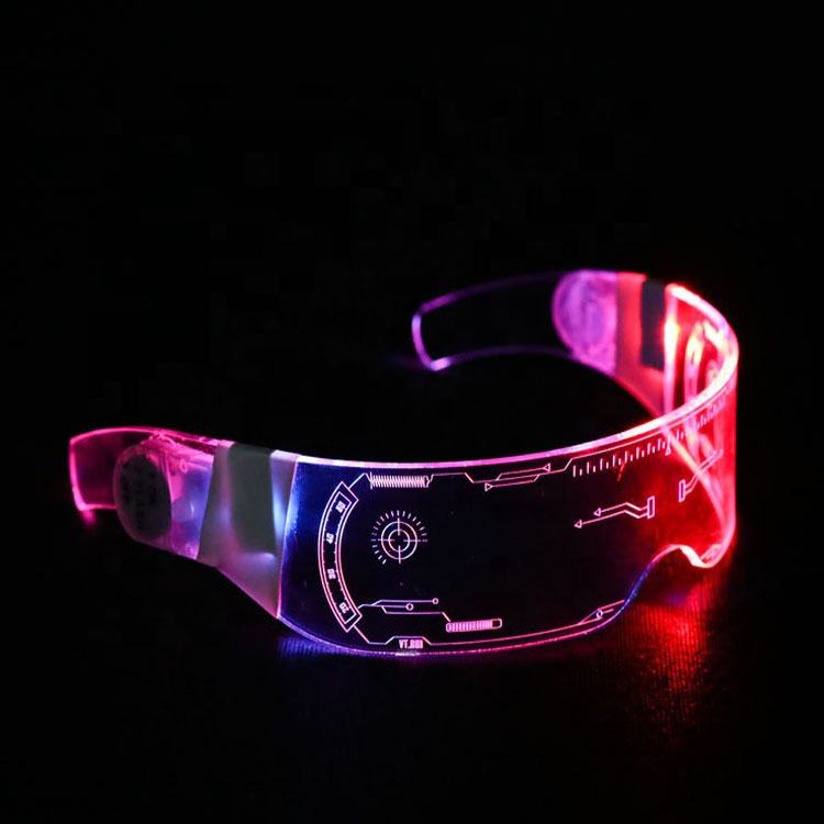 LED Light Up Glasses for Raves, Festivals & Parties