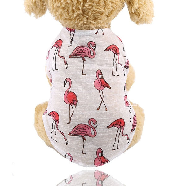 Small Dog Clothes: Lightweight Printed T-Shirts for Walks