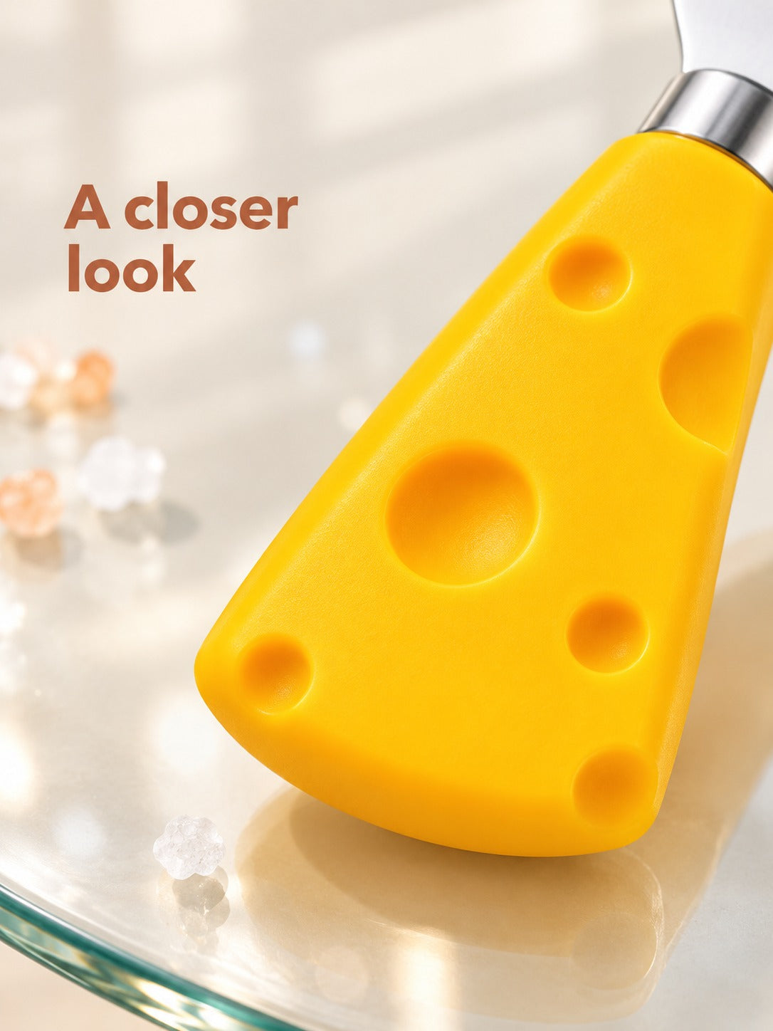 Cheese Knife Set 6-Piece Cute Cheese-Shaped Handles
