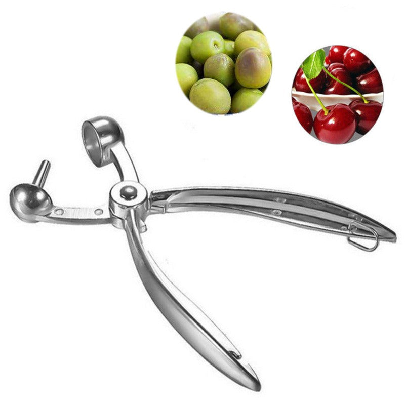 Cherry Pitter Tool, Stainless Steel Olive & Date Pitter