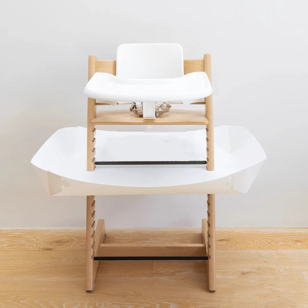 Chair-Mounted Food Catcher for Mess-Free Mealtimes