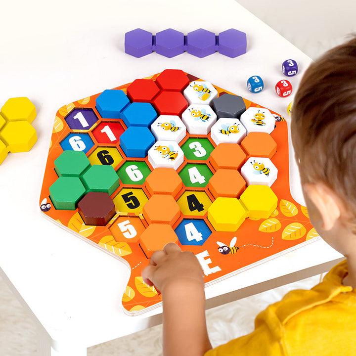 Honeycomb Puzzle Game for Spatial Logic and Focus Skills