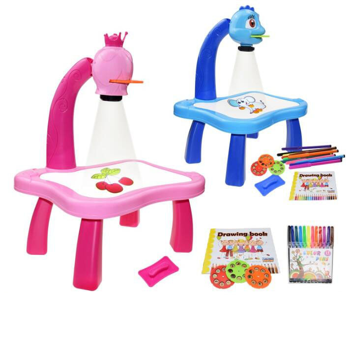 Kids Drawing Projector Table for Screen-Free Creativity