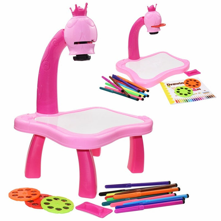 Kids Drawing Projector Table for Screen-Free Creativity