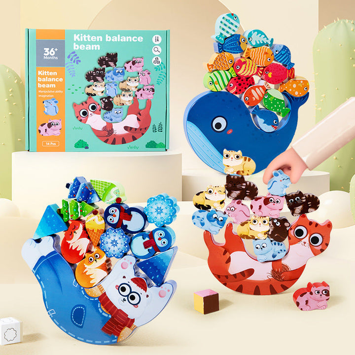 Animal Stacking Balance Toy for Screen-Free Play