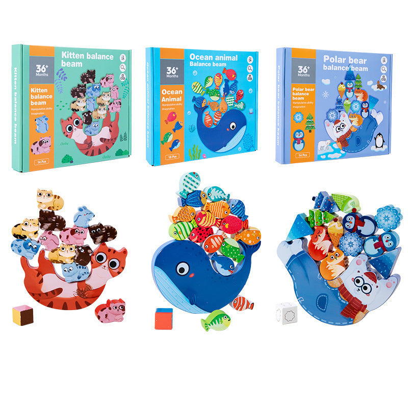 Animal Stacking Balance Toy for Screen-Free Play