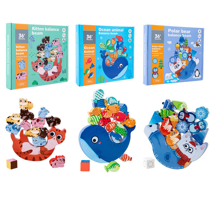 Animal Stacking Balance Toy for Screen-Free Play