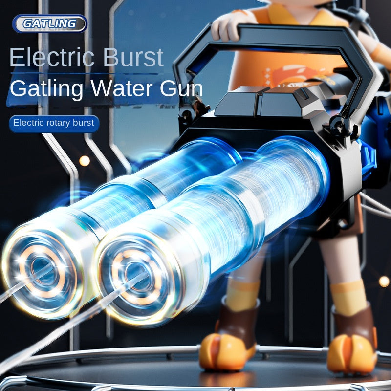 Electric Water Gun Toy With Continuous Twin-Barrel Fun