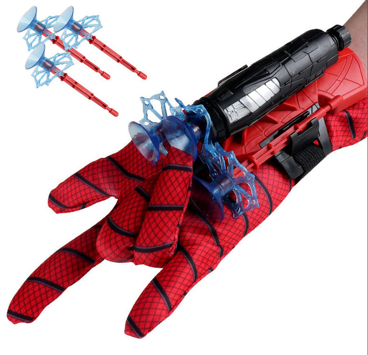Children's Superhero Launcher Glove With Wall-Sticking Play