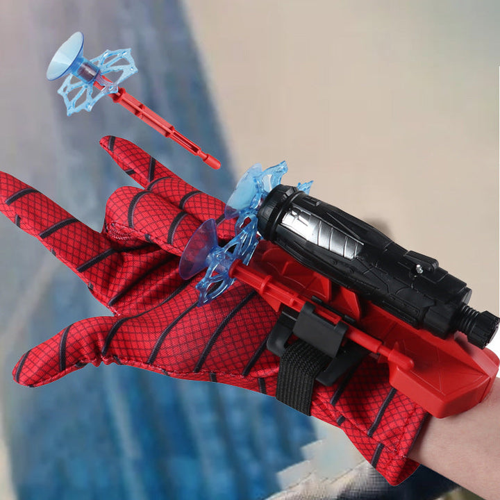 Children's Superhero Launcher Glove With Wall-Sticking Play