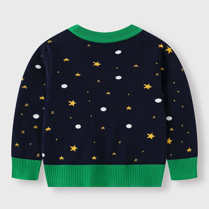Children's Christmas Cat Sweater for Cozy Holiday Looks