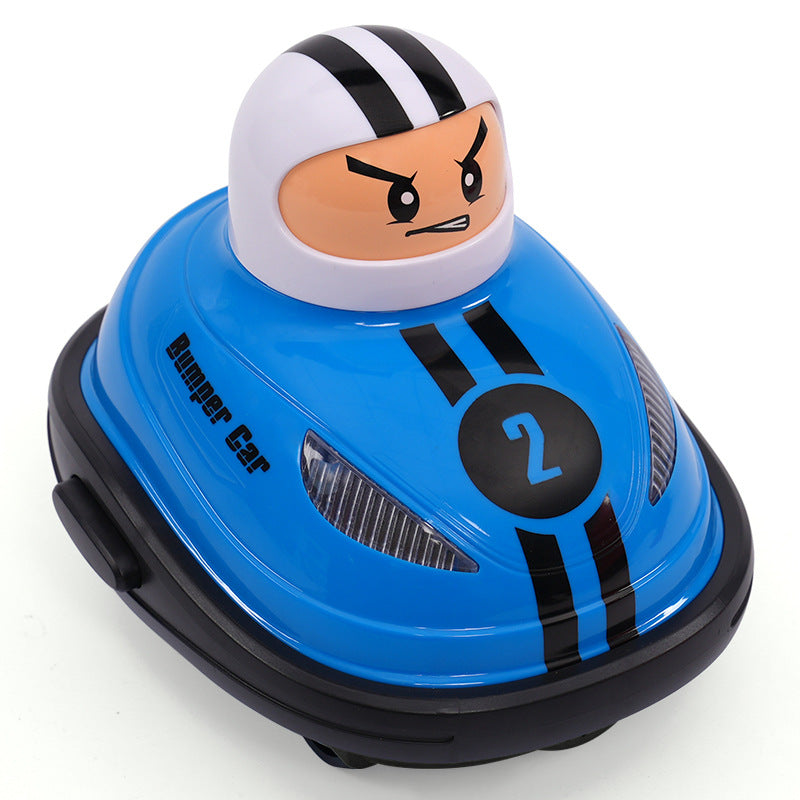 Two-Player Remote Control Bumper Cars With Pop-Up Dolls
