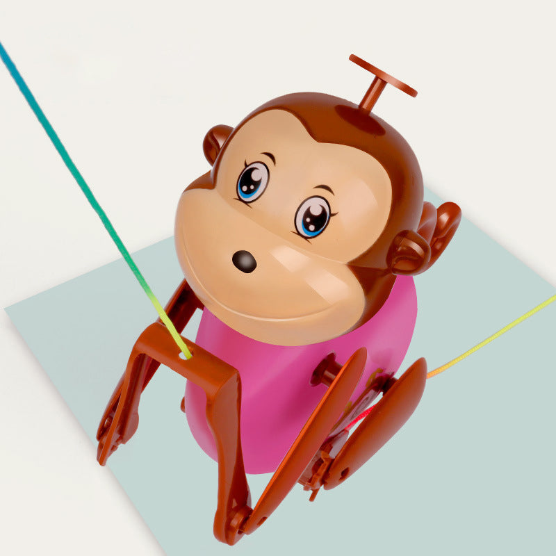 Children's Rope Climbing Monkey Toy for Active Play