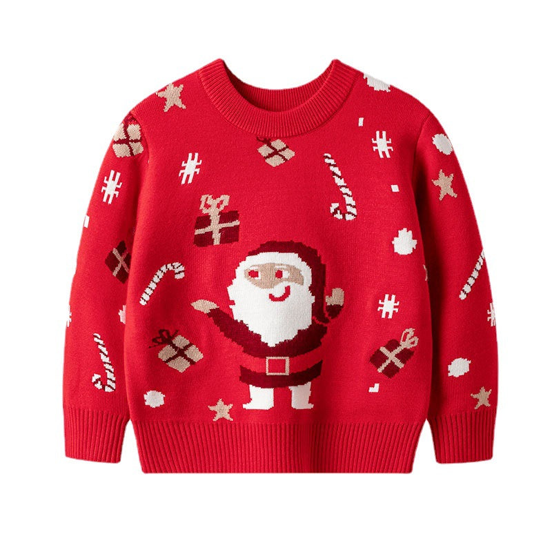 Children's Santa Sweater for Festive Holiday Outfits