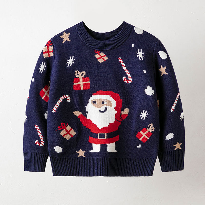 Children's Santa Sweater for Festive Holiday Outfits