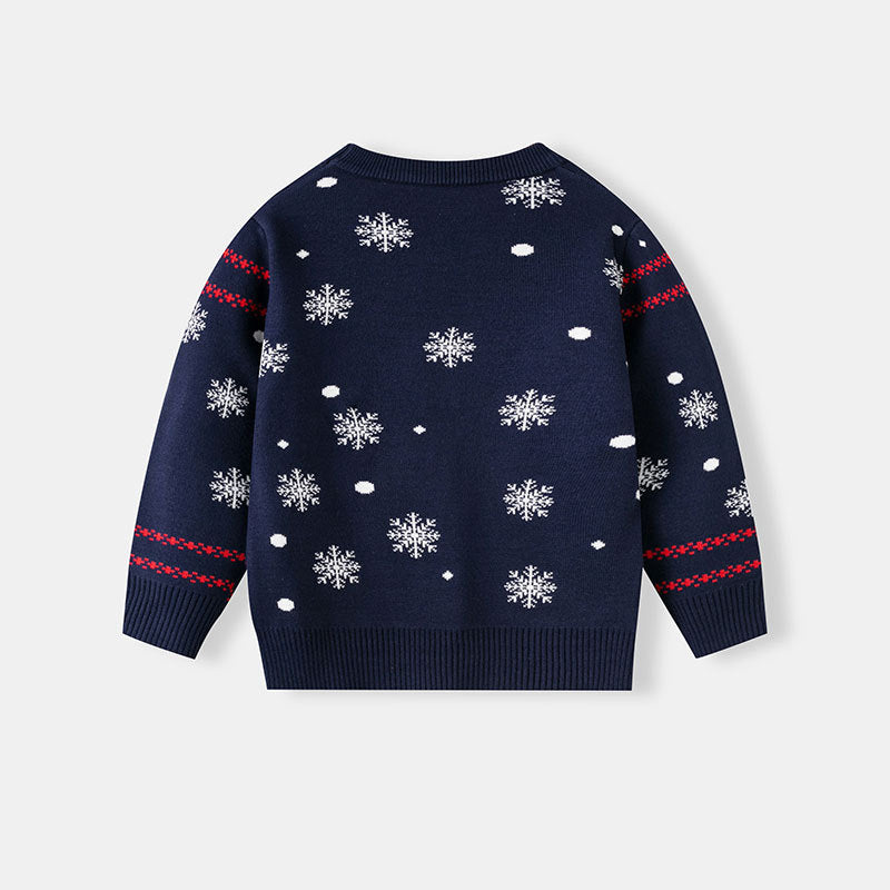 Children's Santa Sweater for Cheerful Winter Style