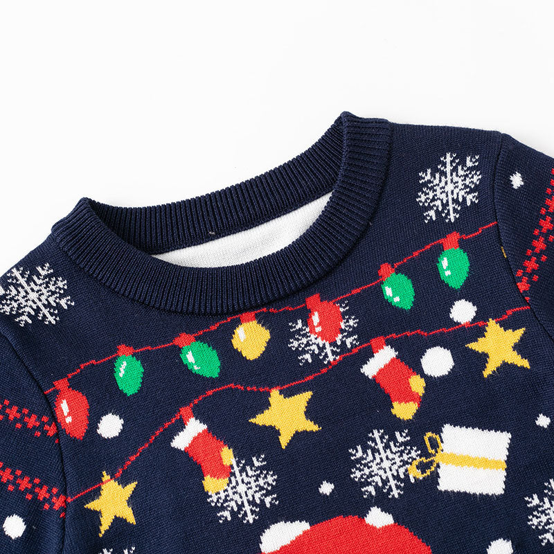 Children's Santa Sweater for Cheerful Winter Style