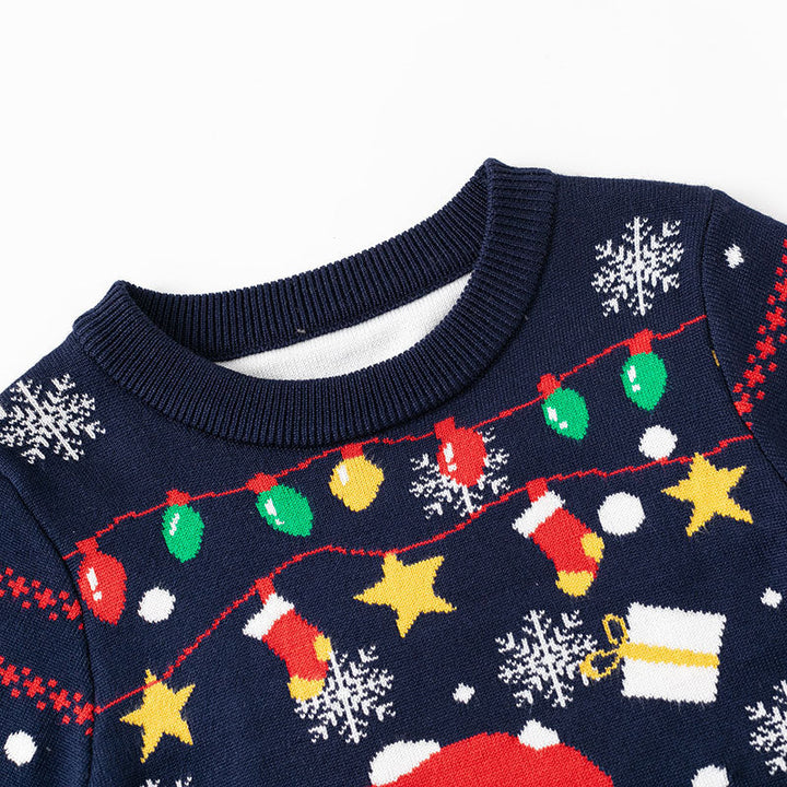 Children's Santa Sweater for Cheerful Winter Style