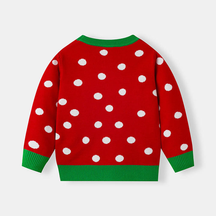 Kids Christmas Reindeer Knit Sweater | Festive Style