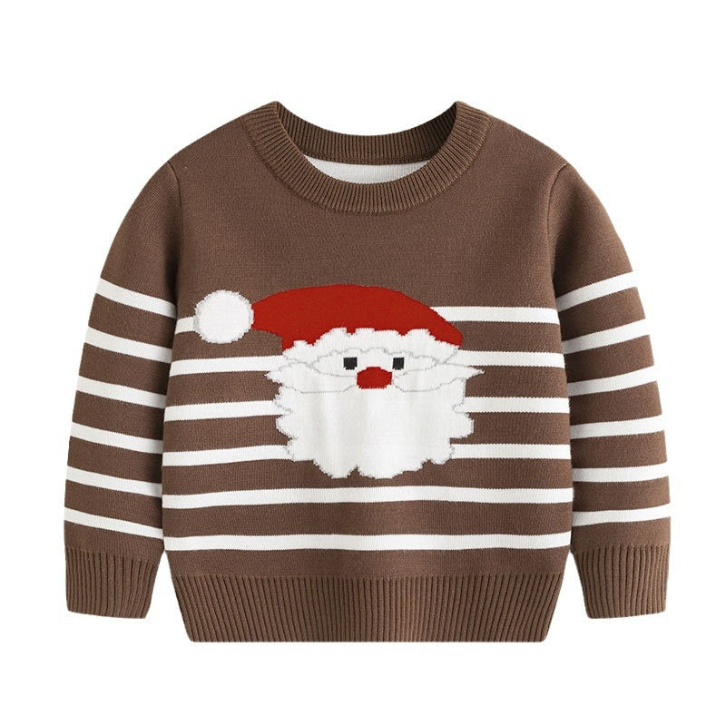 Children's Christmas Santa Knit Sweater | Festive Style