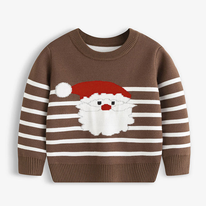 Children's Christmas Santa Knit Sweater | Festive Style