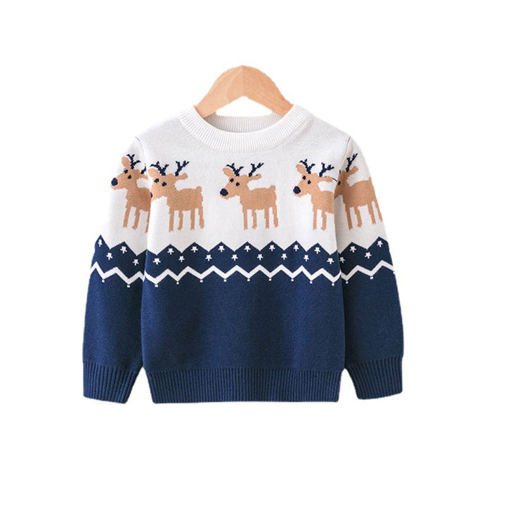 Children's Reindeer Christmas Sweater | Cozy Knitwear