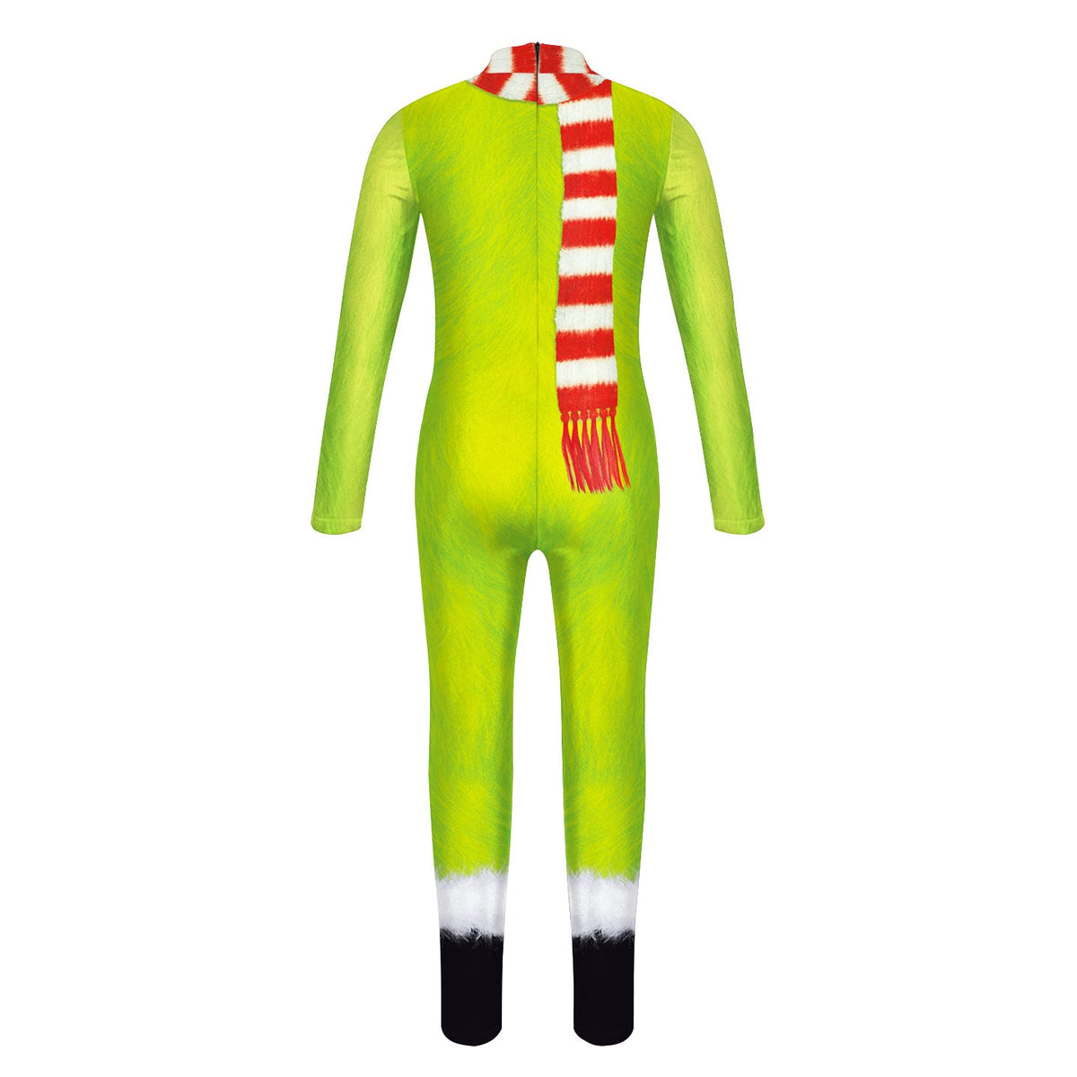 Children's Christmas Monster Costume With Striped Scarf