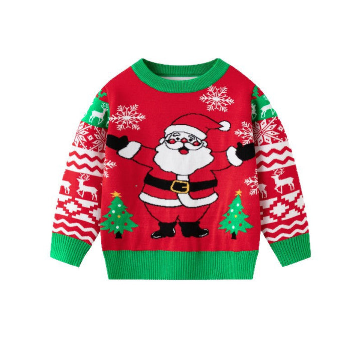 Children's Christmas Sweater | Festive Santa Holiday Style