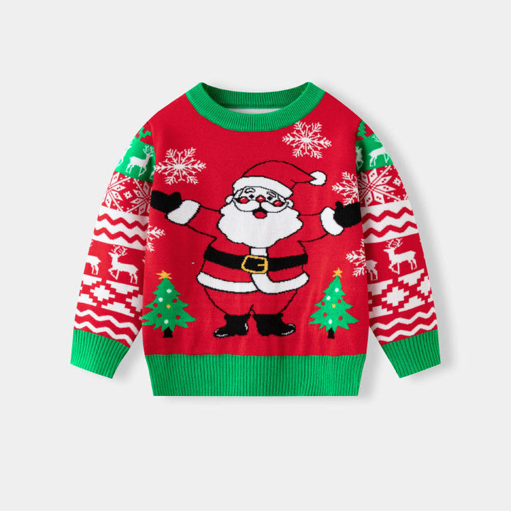 Children's Christmas Sweater | Festive Santa Holiday Style