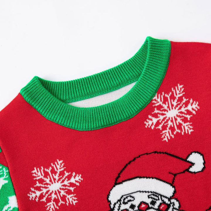 Children's Christmas Sweater | Festive Santa Holiday Style