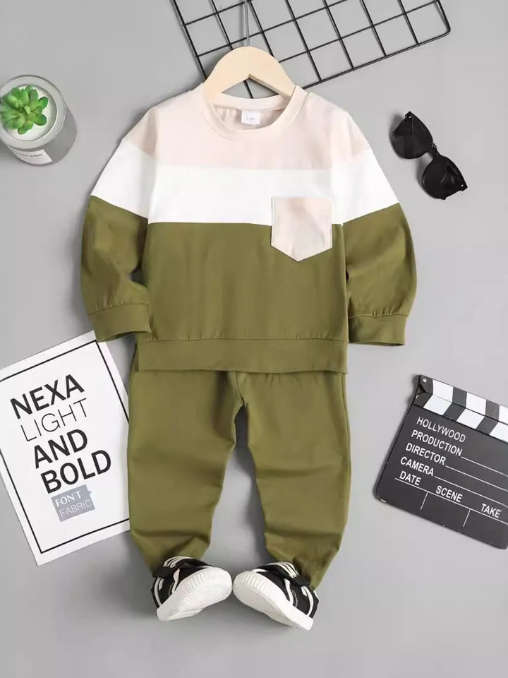 Children's Color-Block Set for Easy Everyday Style